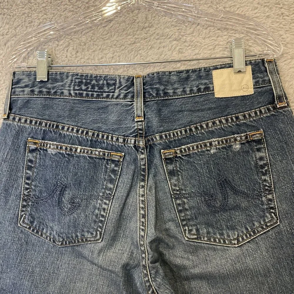 AG Adriano‎ Goldschmied Jeans Womens 26R The Beau Slouchy Skinny Dark Wash Blue